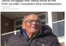 加拿大76岁老人睡车里两个月：什么都太贵了